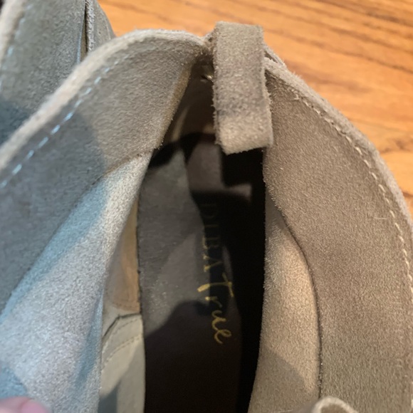 Diba True Nuff Grey Leather Upper Ankle Booties - Picture 6 of 6